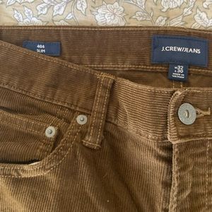 J. Crew 484 Slim Corduroy Pants